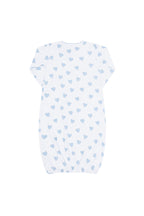 Blue Heart Print Gown 