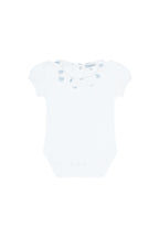 Baby Girl Blue Heart Print Onesie Set