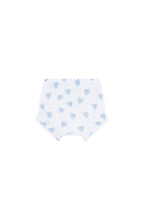 Baby Girl Blue Heart Print Onesie Set