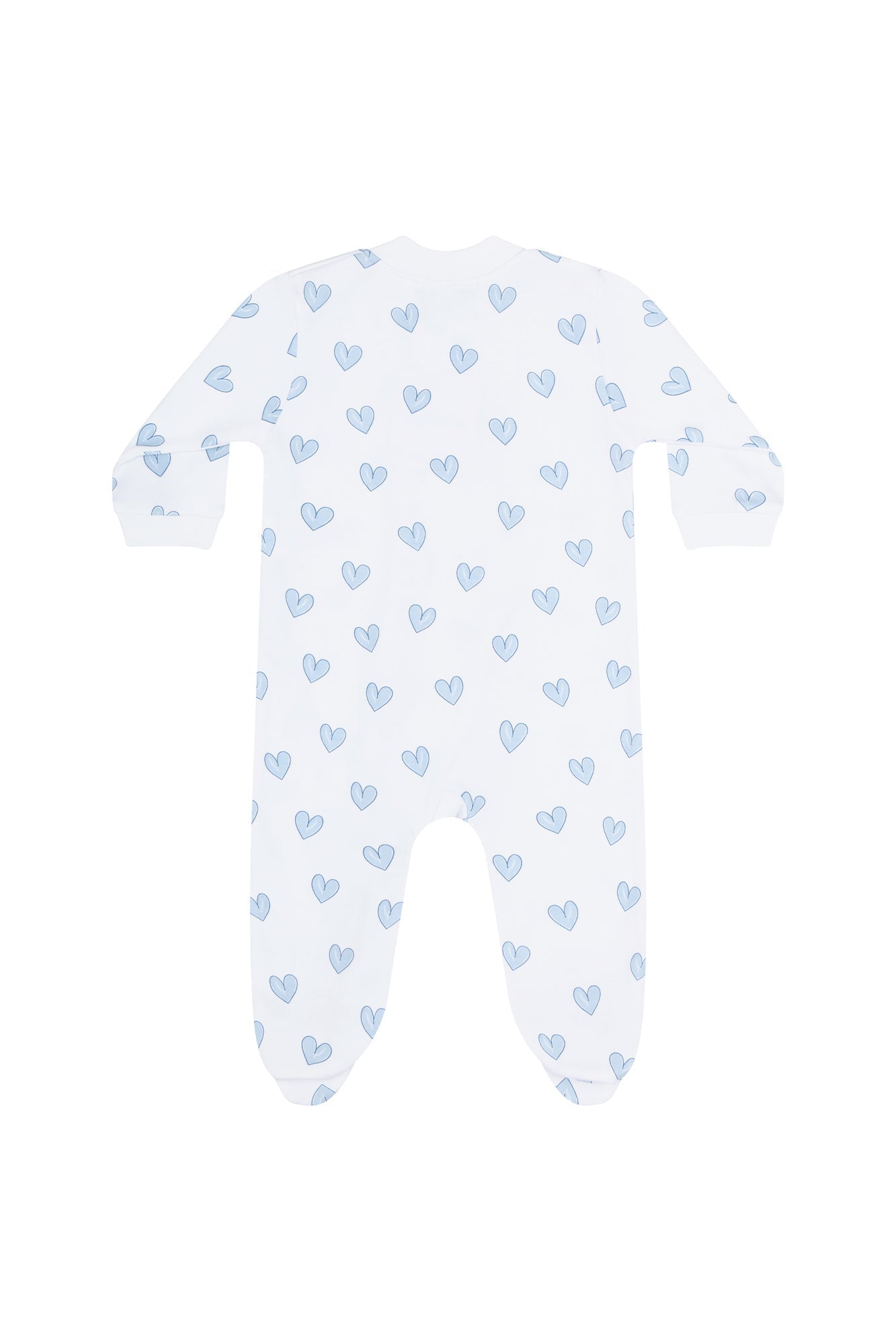 Baby Boy Pima Cotton Zipper Footie