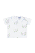 Blue Lamb Print Baby Diaper Cover Set