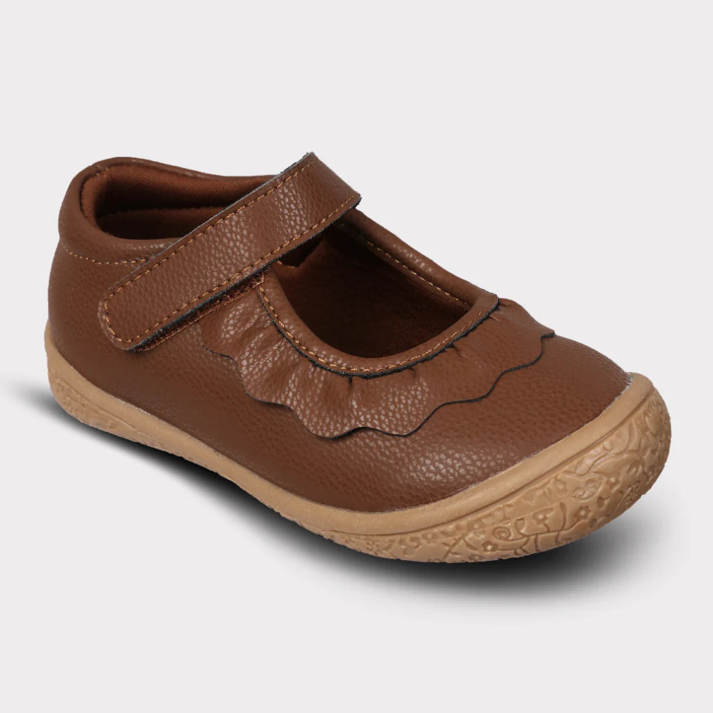 Amina Leather Girls Mary Jane Shoe