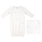 BABY JOSIE HEART COTTON KNIT SACK