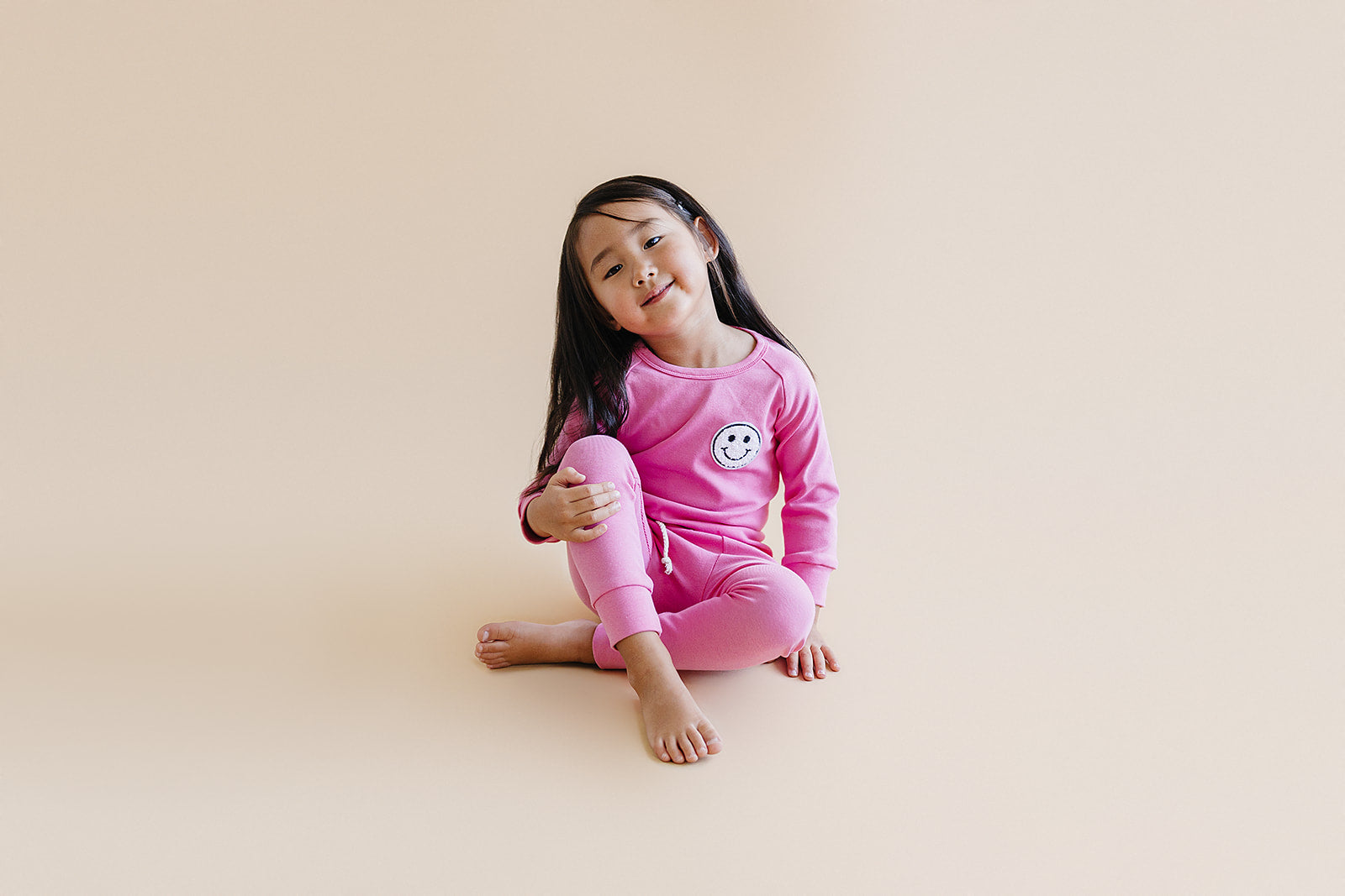 Smiley Bubble Gum Girls Lounge Set