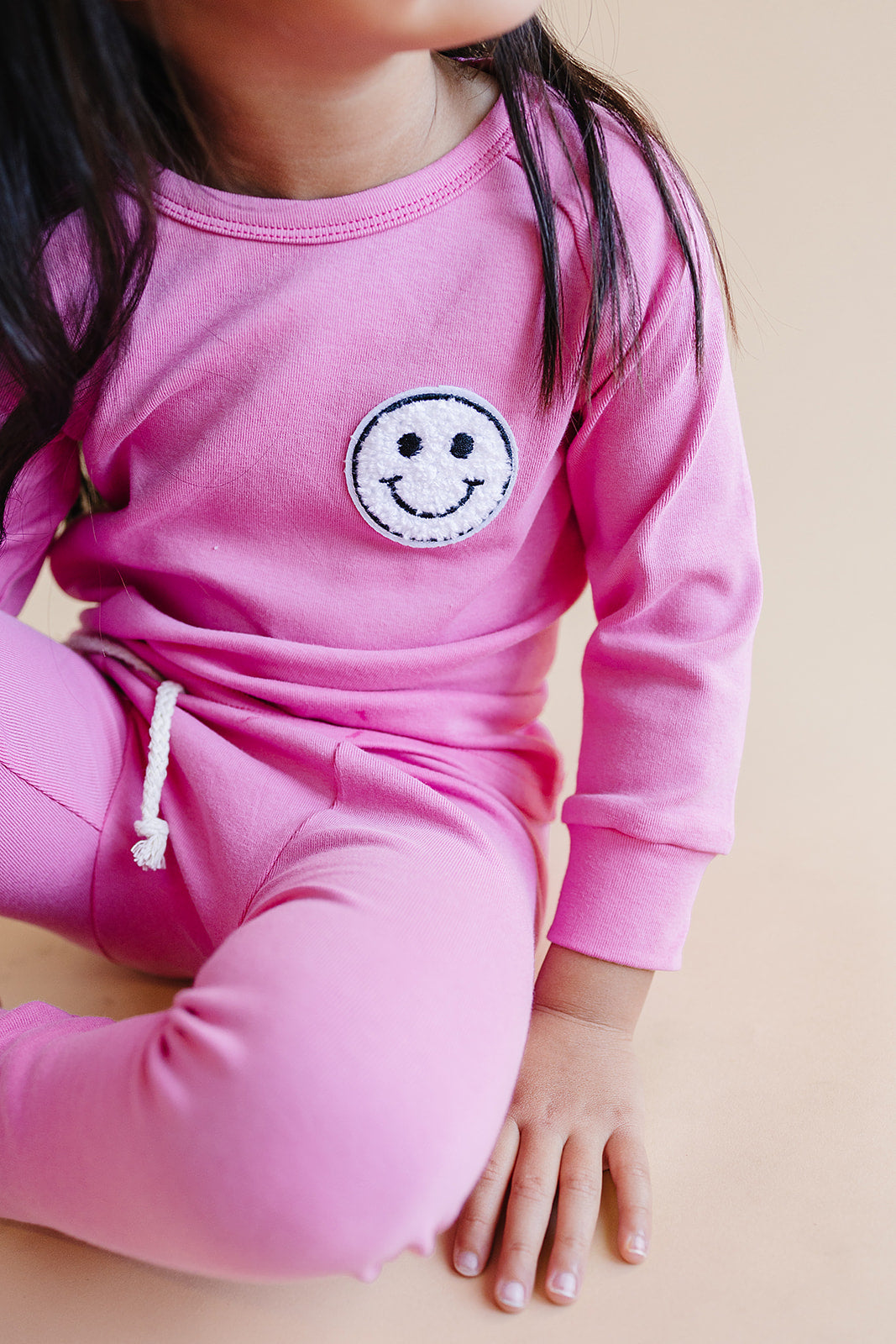 Smiley Bubble Gum Girls Lounge Set