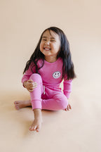 Smiley Bubble Gum Girls Lounge Set