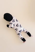 Baby Boy Love Mom Bamboo Zip Pajama Romper