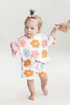 Daisy Pop Bamboo Shorts Set