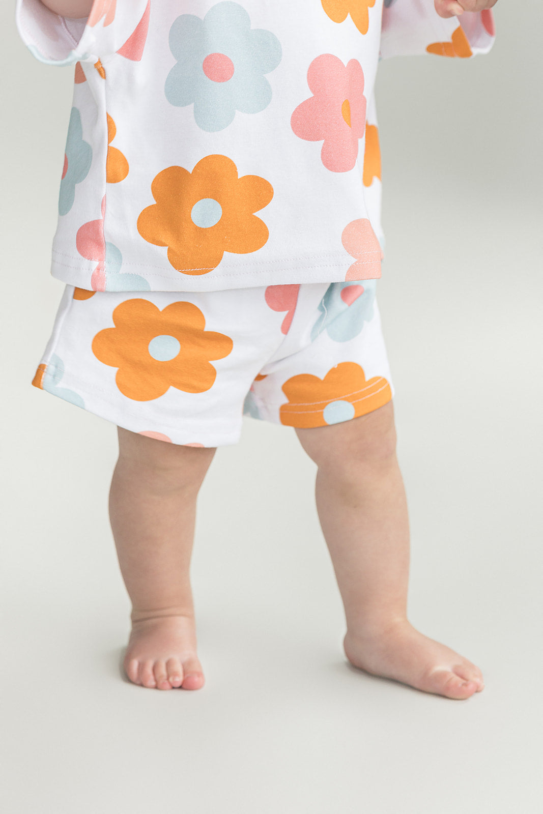 Daisy Pop Bamboo Shorts Set