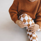 Chunky Knit Sweater | Rust