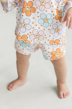 Girls Ditzy Daisy Shorts Set