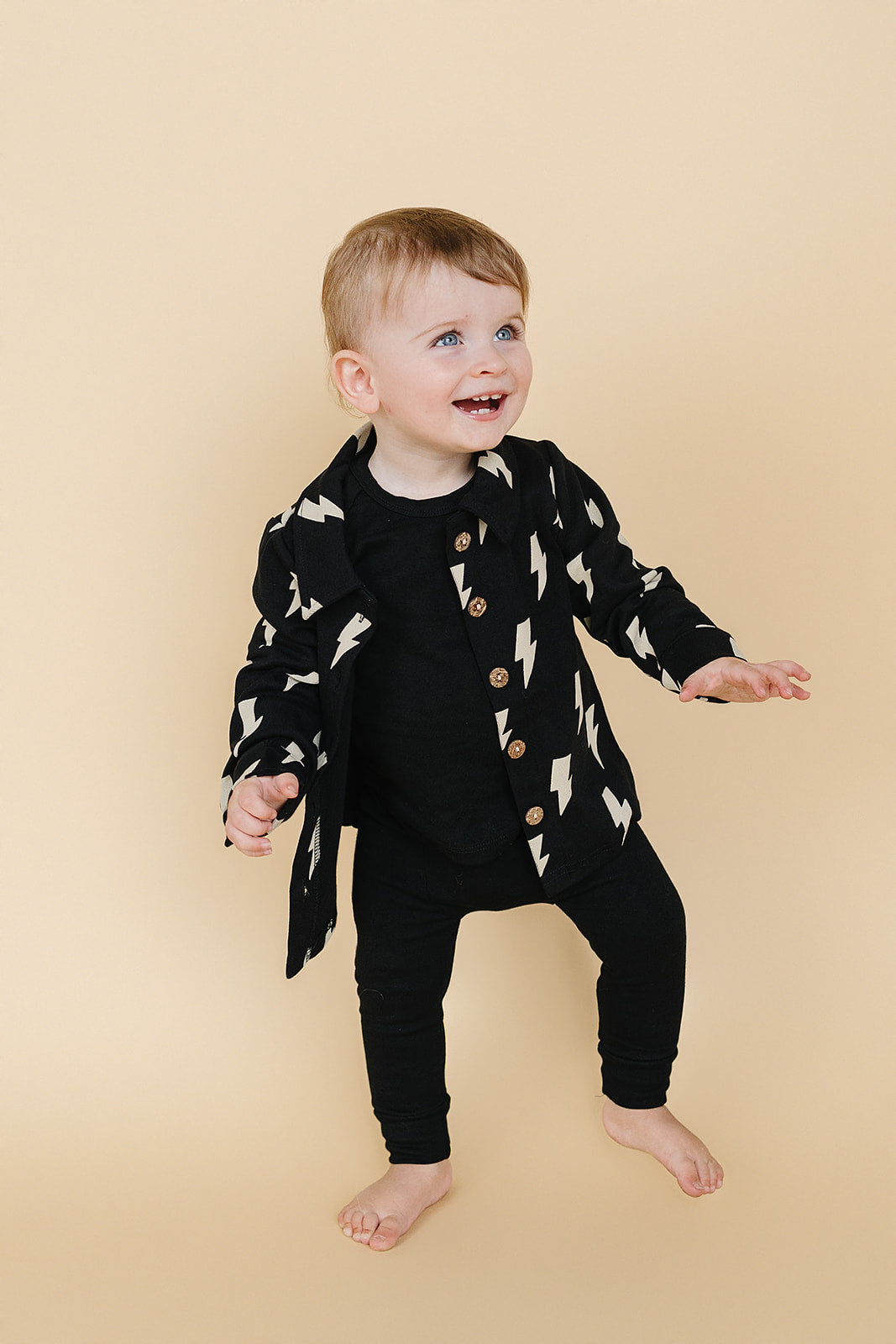 Shacket | Black Bolts