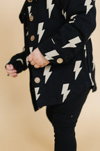 Shacket | Black Bolts