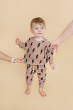 Jogger Set | Mocha Bolts