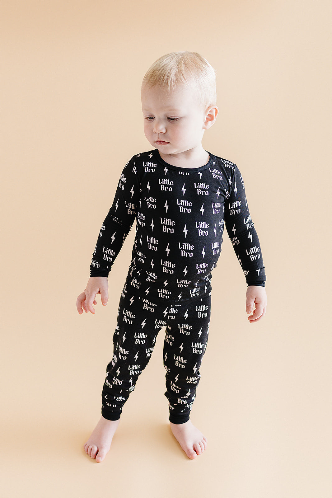 Boys Bamboo Two Piece Pajama Set | Little Bro