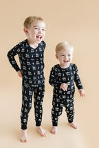 Boys Bamboo Two Piece Pajama Set | Little Bro
