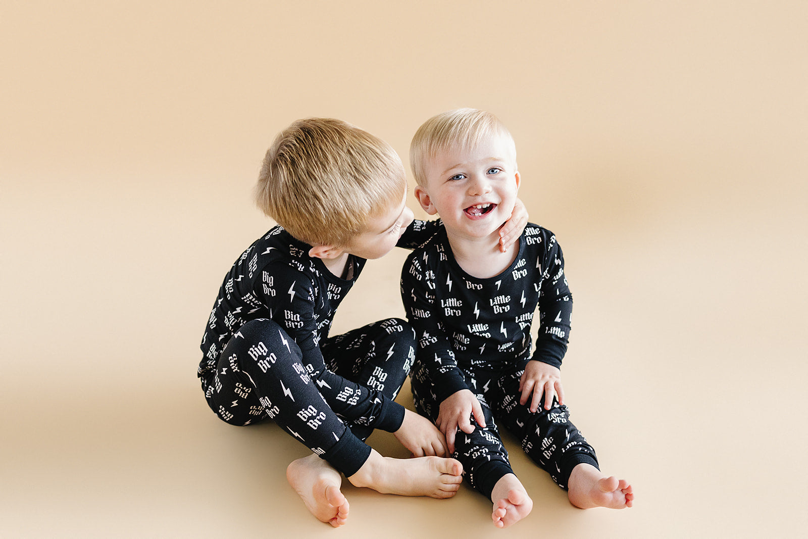 Boys Bamboo Two Piece Pajama Set | Little Bro