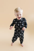 Boys Bamboo Two Piece Pajama Set | Little Bro