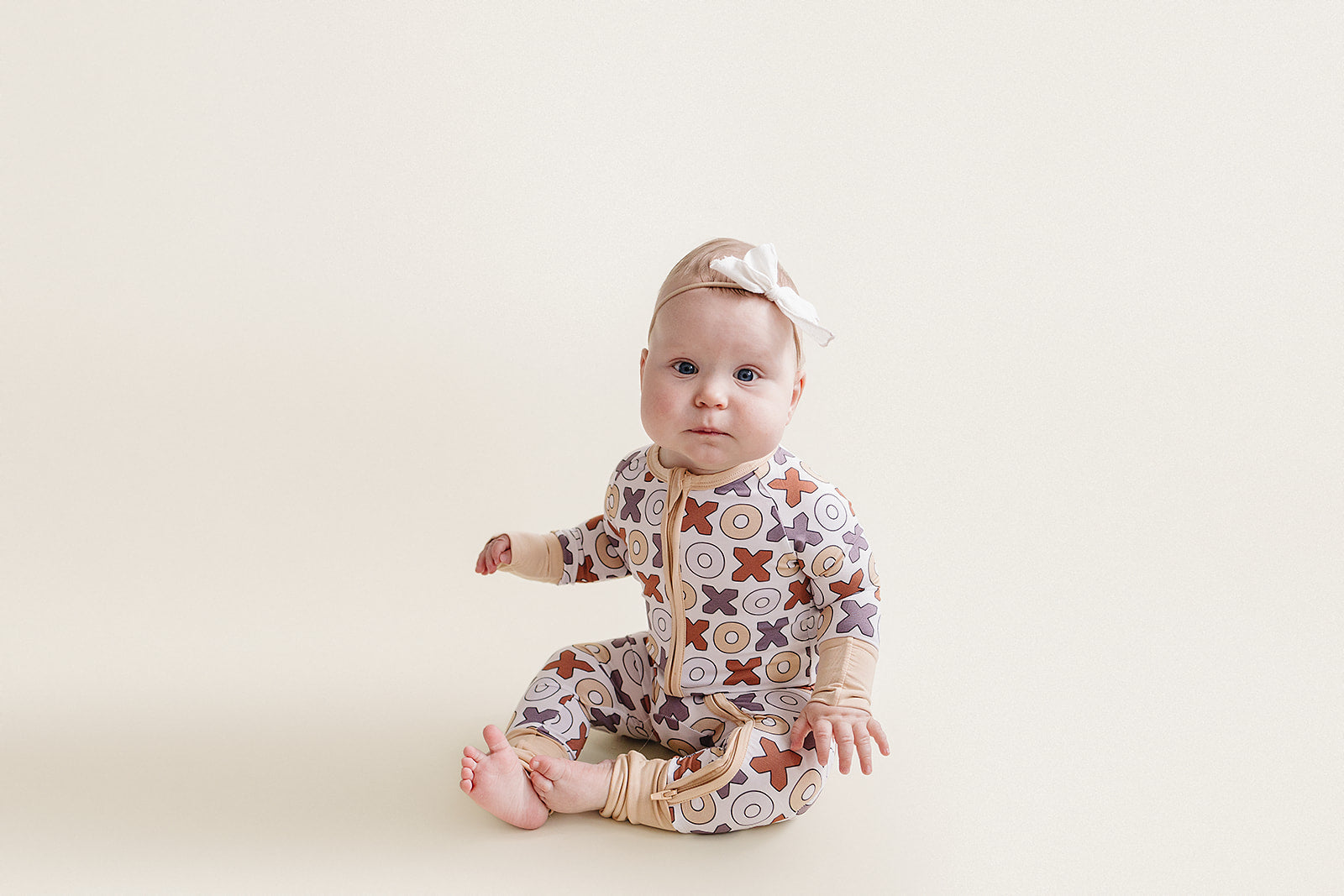 Baby Bamboo Zip Romper | Xoxo