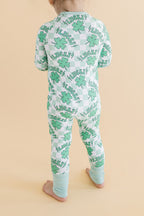 Baby Bamboo Zip Pajama Romper | Lucky Shamrock