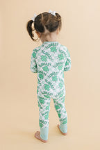 Baby Bamboo Zip Pajama Romper | Lucky Shamrock