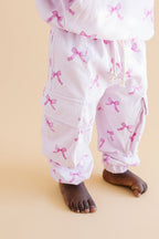 Cargo Jogger Set | Pink Bows