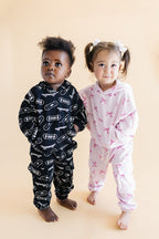 Cargo Jogger Set | Pink Bows