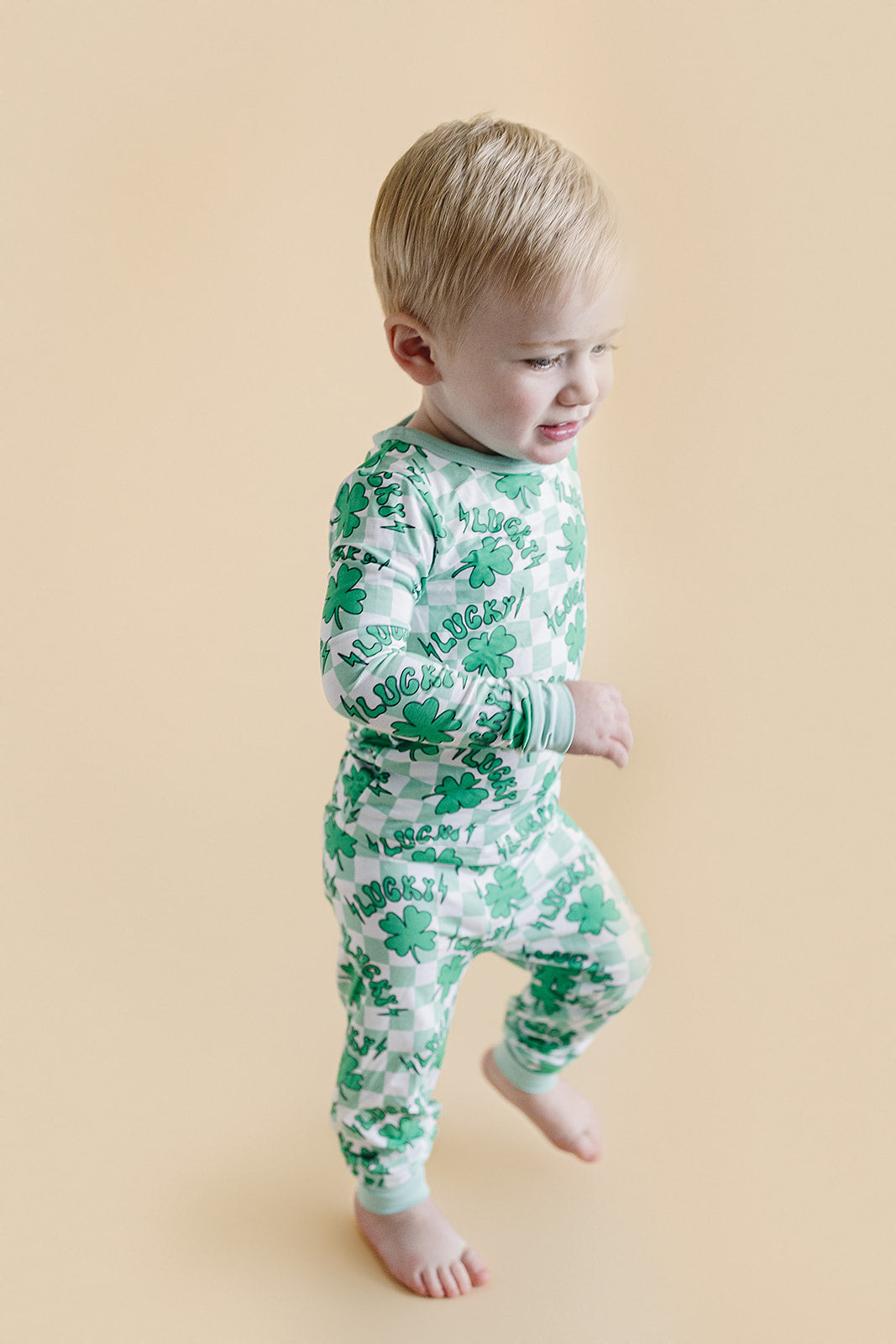 Bamboo Two Piece Pajama Set | Lucky Shamrock