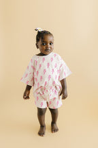 Shorts Set | Pink Bolts