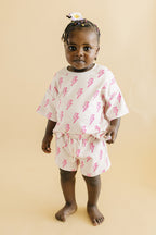 Shorts Set | Pink Bolts