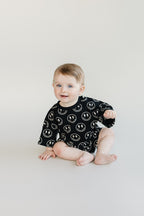 Boys Electric Smiley Shorts Set