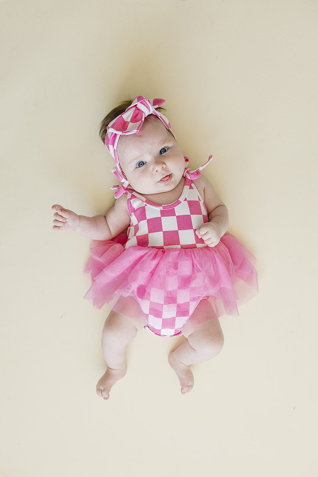 Bubble Gum Checkered Headband