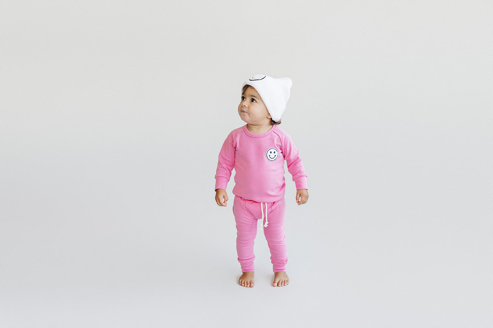 Smiley Bubble Gum Girls Lounge Set