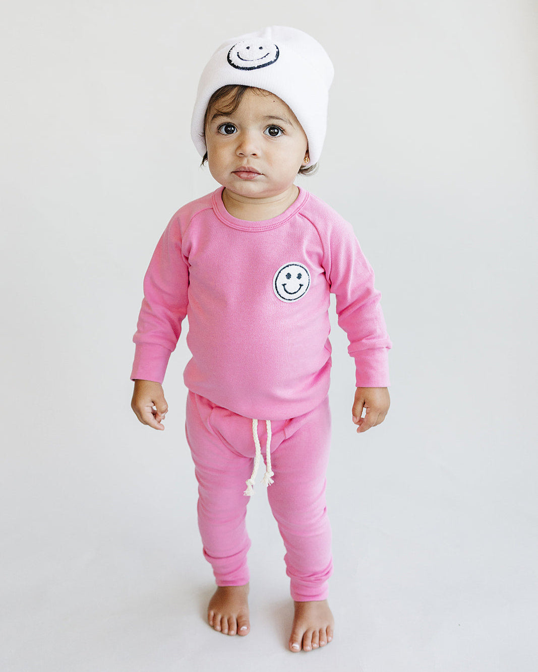 Smiley Bubble Gum Girls Lounge Set