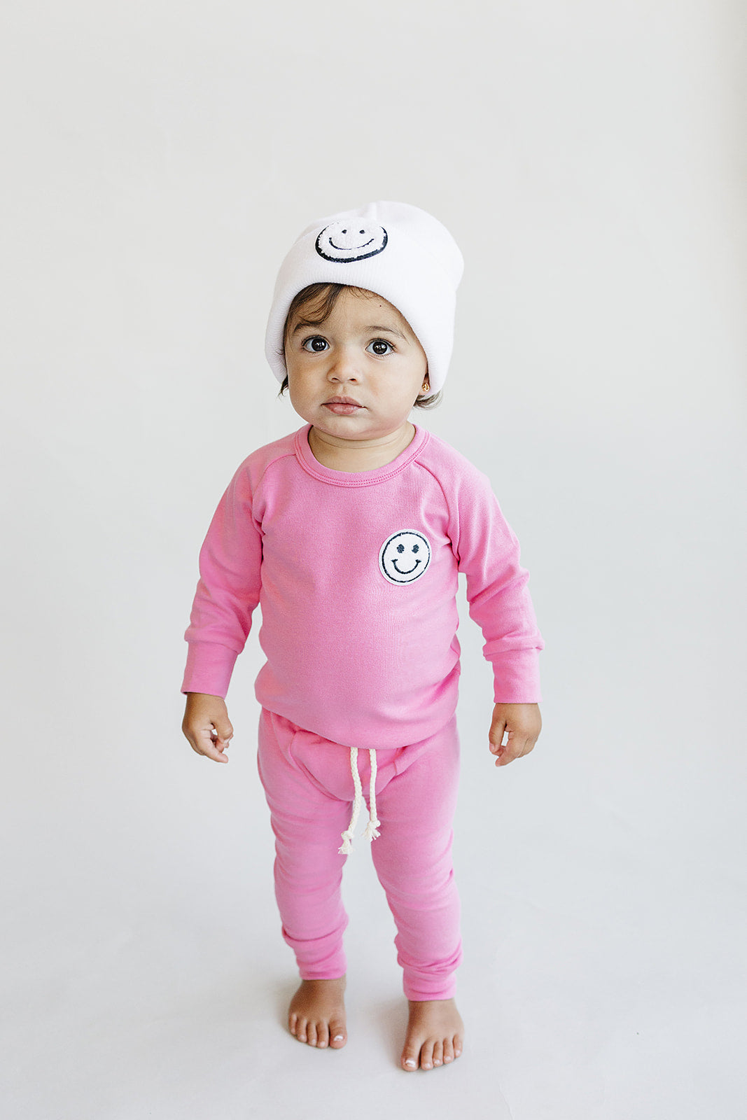 Smiley Bubble Gum Girls Lounge Set