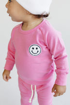 Smiley Bubble Gum Girls Lounge Set