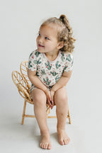 Bamboo Two Piece Shorts Set | Cactus Flowers