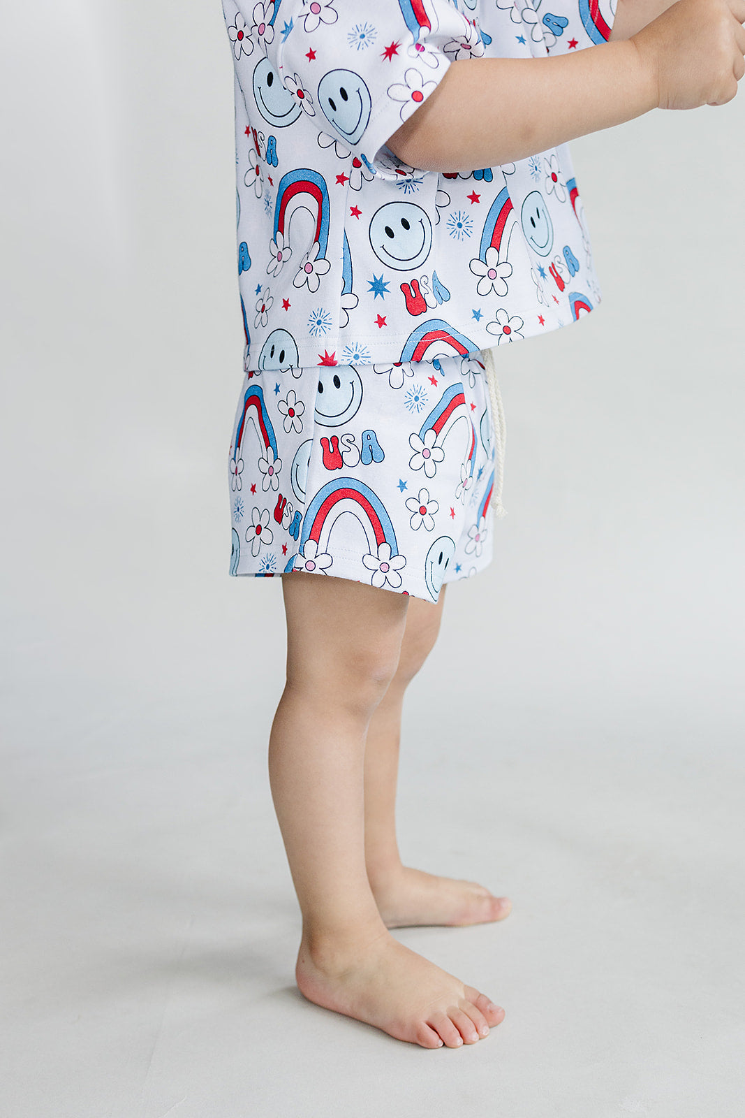 Girls Little Miss USA Short Set