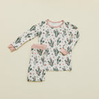 Cactus Flowers Bamboo Two Piece Set