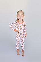 Pumpkin Spice Bamboo Two Piece Pajama Set