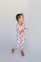 Pumpkin Spice Bamboo Two Piece Pajama Set