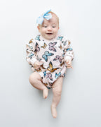 Baby Girl Bubble Romper | Butterflies