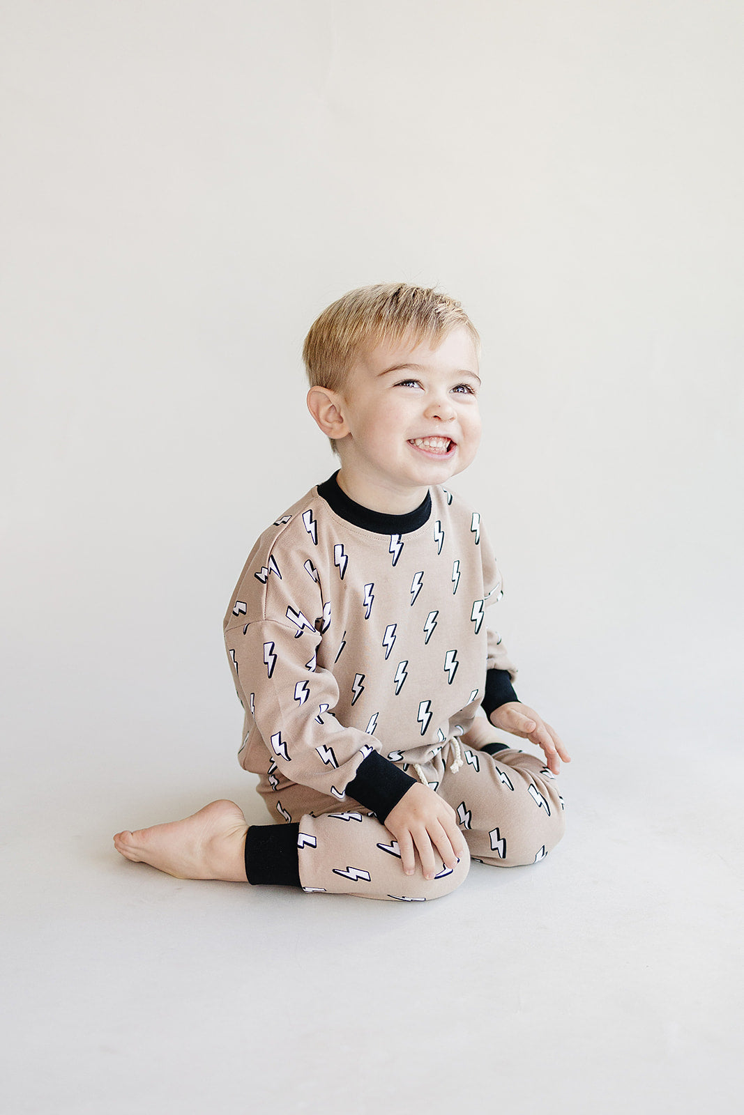 Baby Boy Lightning Bolt Jogger Set