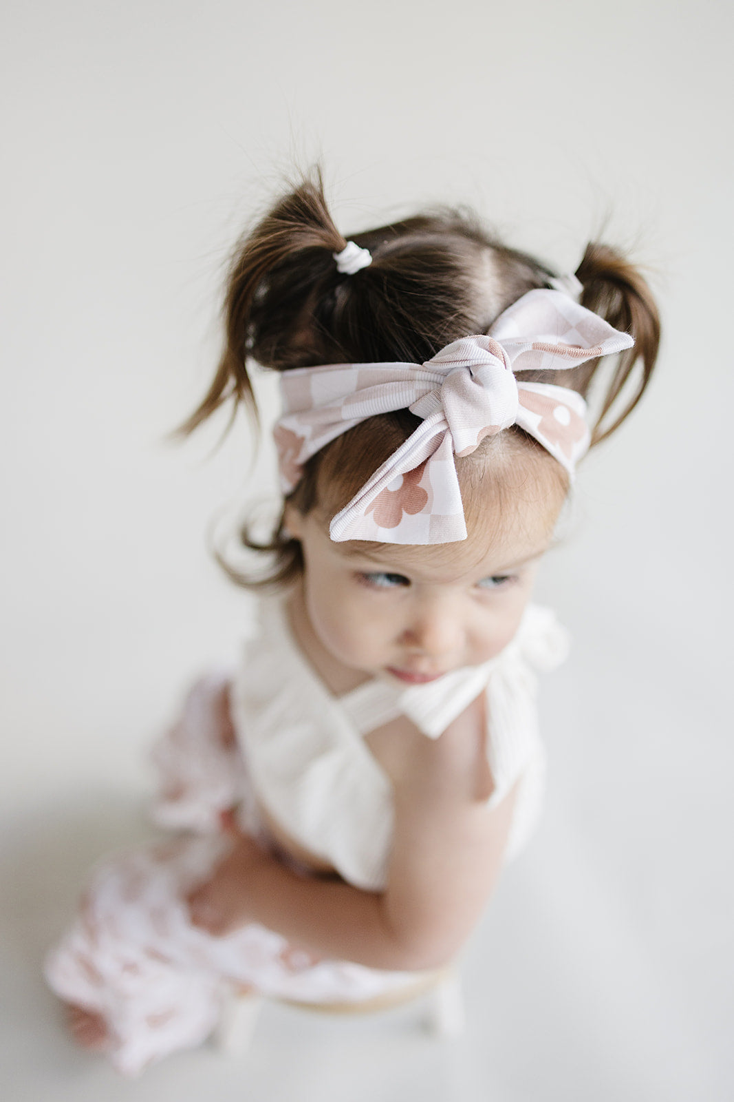 Girls Latte Daisy Flare Set