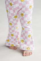 Girls Smiley Daisy Flare Set