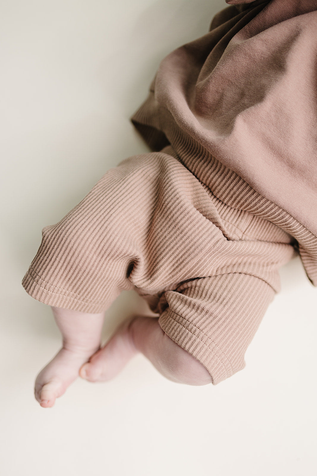 Mocha Biker Lounge Shorts Set