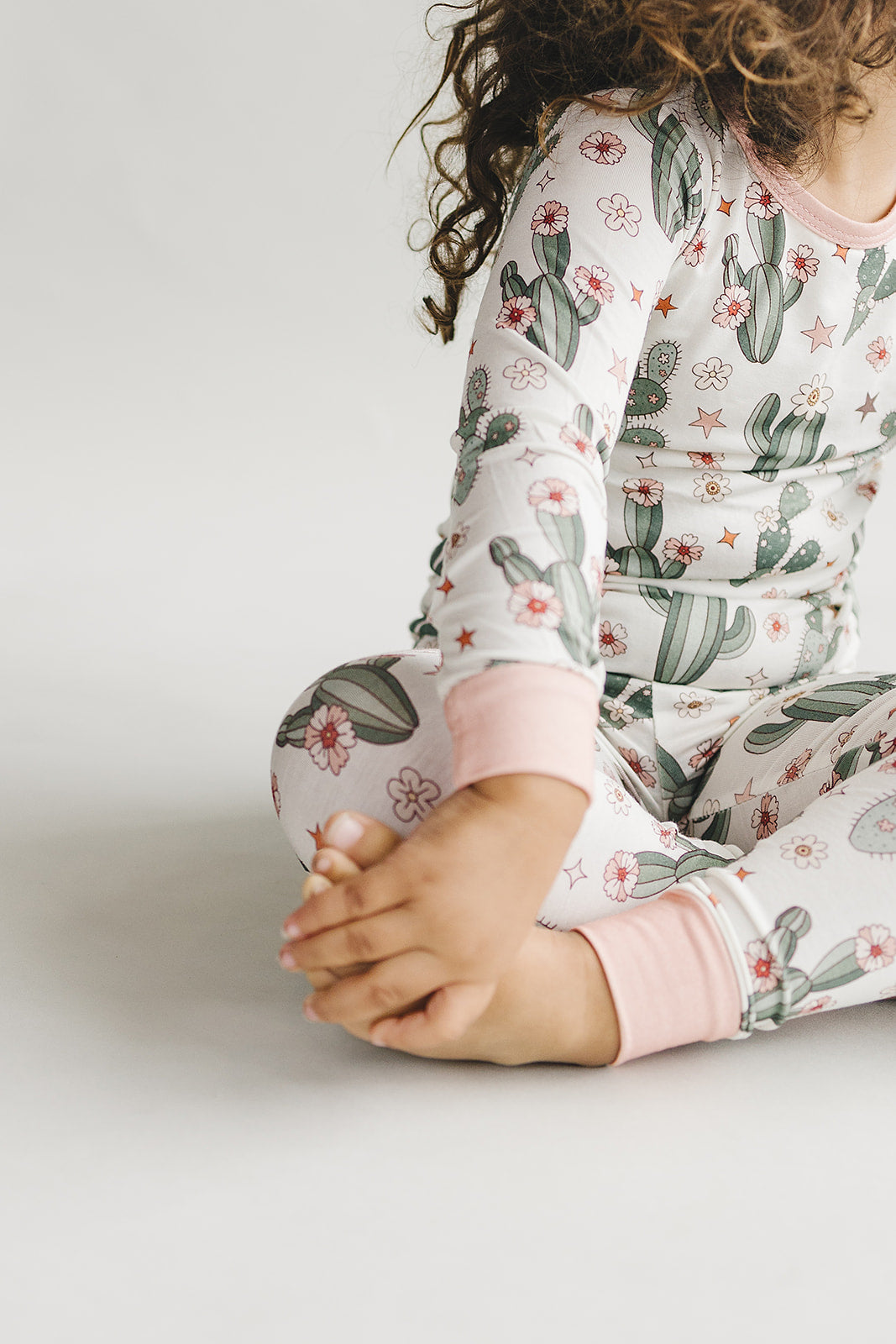 Cactus Flowers Bamboo Two Piece Set