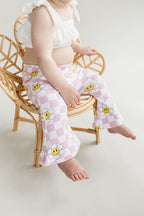 Girls Smiley Daisy Flare Set
