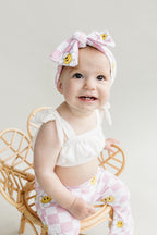 Girls Smiley Daisy Flare Set