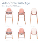 Children of Design 6 in 1 Deluxe High Chair with Cushion